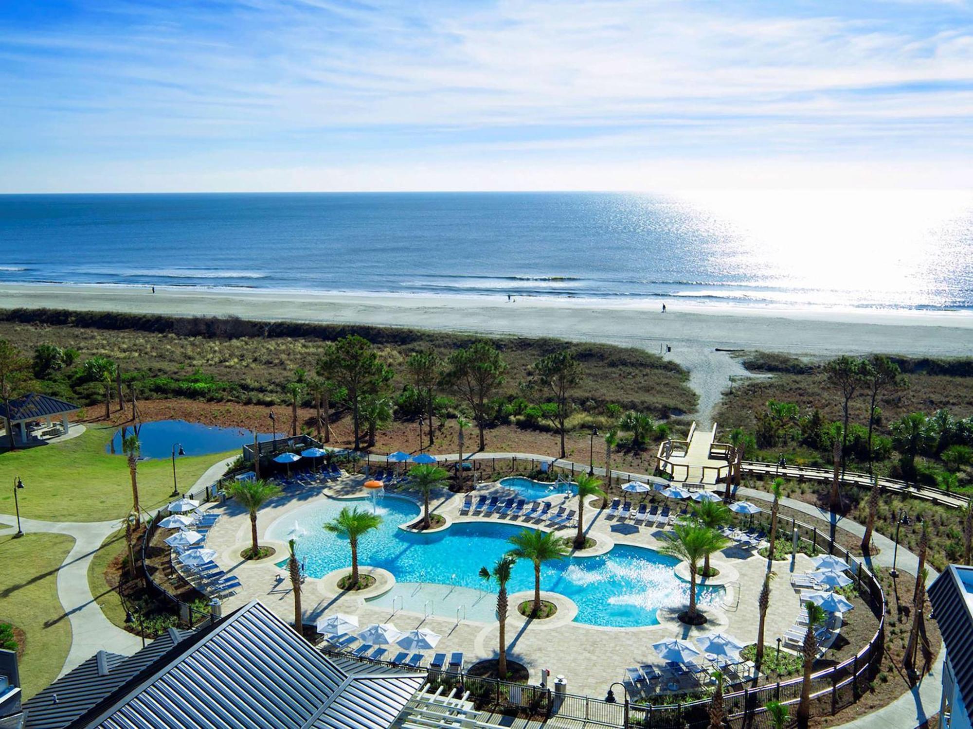 Hilton Grand Vacations Club Ocean Oak Resort Hilton Head Pulau Hilton Head Luaran gambar