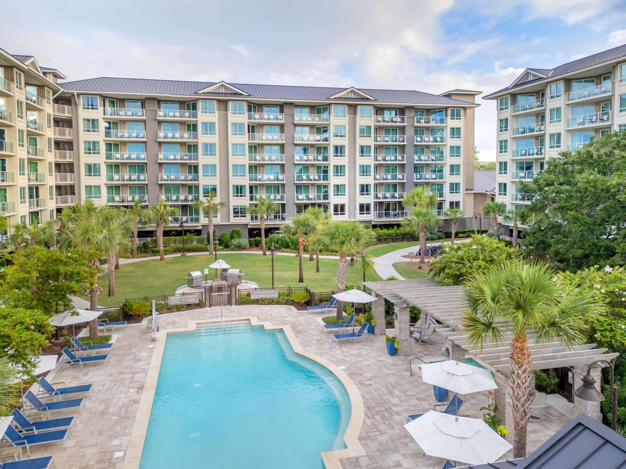 Hilton Grand Vacations Club Ocean Oak Resort Hilton Head Pulau Hilton Head Luaran gambar