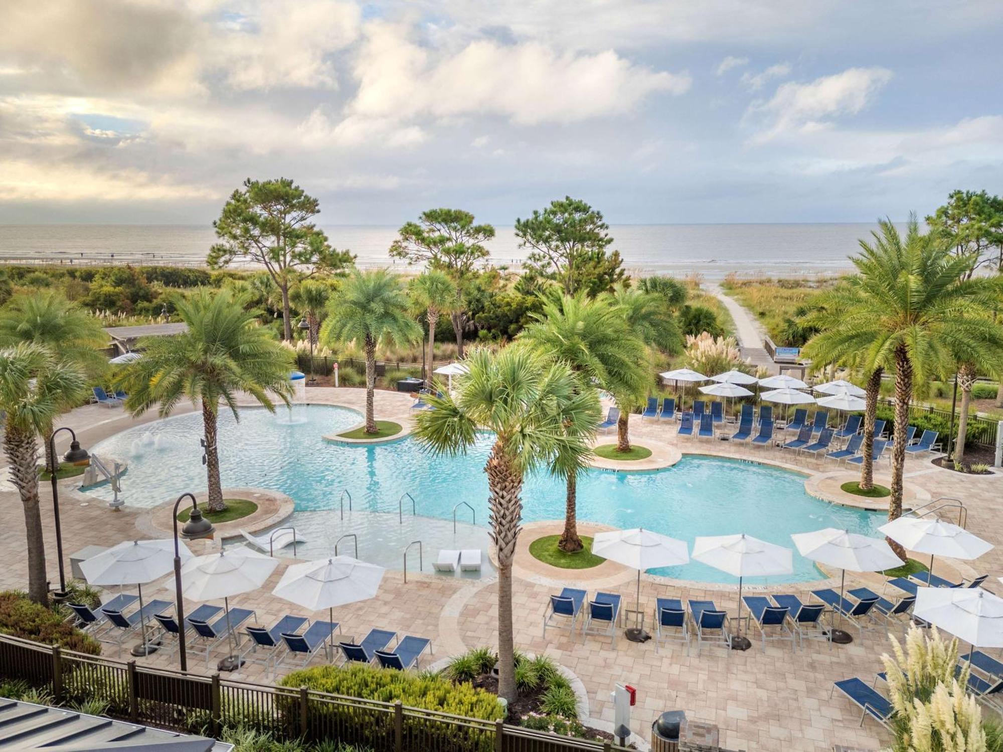 Hilton Grand Vacations Club Ocean Oak Resort Hilton Head Pulau Hilton Head Luaran gambar
