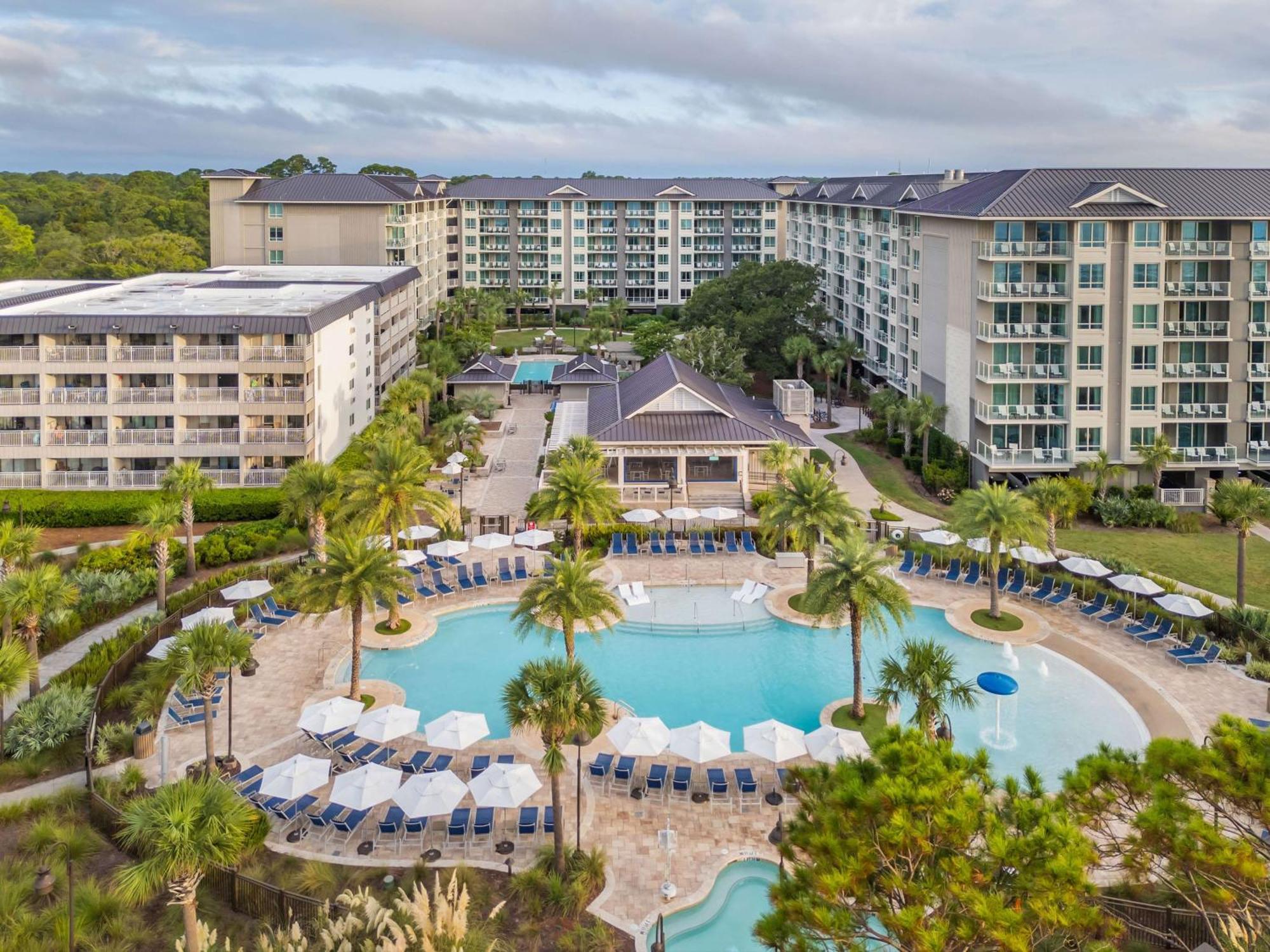 Hilton Grand Vacations Club Ocean Oak Resort Hilton Head Pulau Hilton Head Luaran gambar